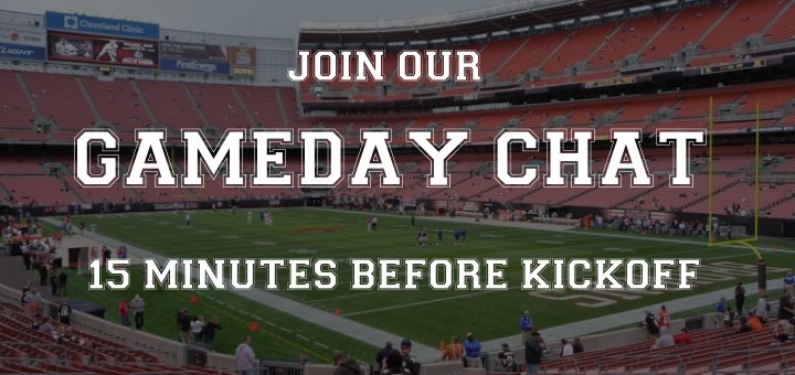 Join our Gameday Chat!