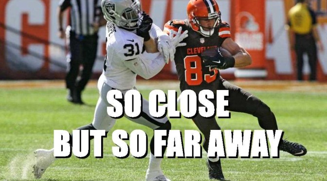 Browns lose to Raiders 27-20