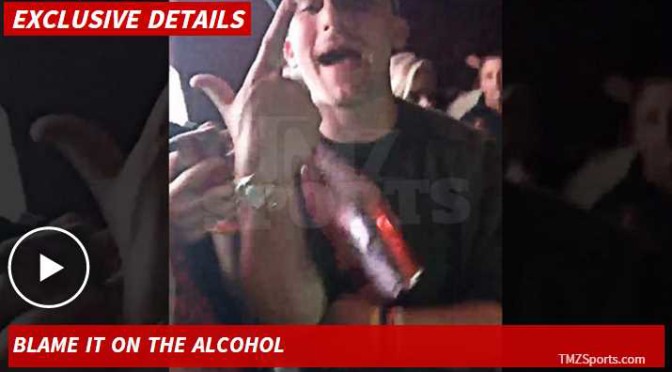 Update: Manziel benched! TMZ Catches Manziel slamming champagne